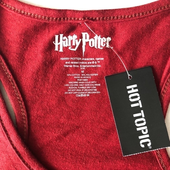 HARRY Potter Gryffindor Racerback Tank - Picture 4 of 5